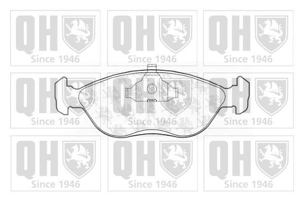 Brake Pad Set, disc brake (BP747)