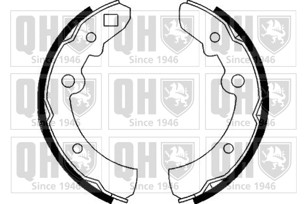 Brake Shoe Set (BS547)