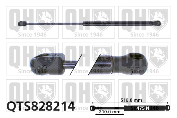Gas Spring, boot/cargo area (QTS828214)