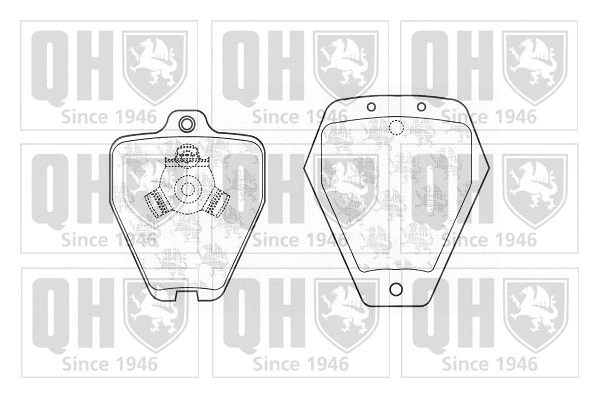 Brake Pad Set, disc brake (BP1307)