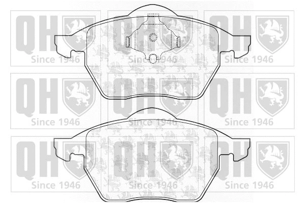 Brake Pad Set, disc brake (BP975)