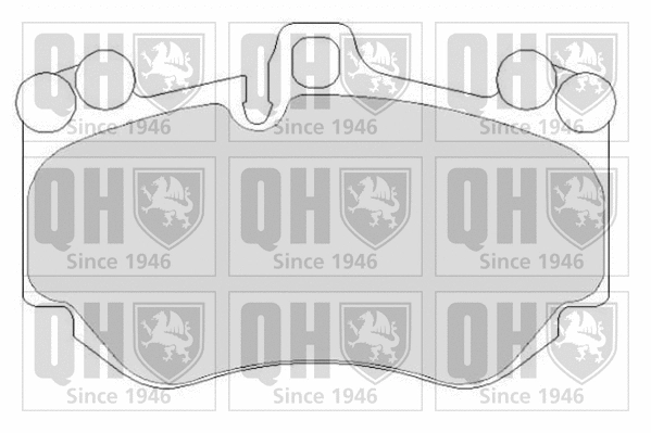 Brake Pad Set, disc brake (BP1718)