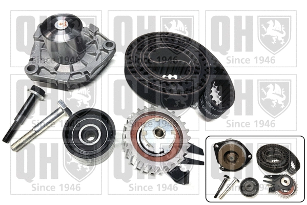 Water Pump & Timing Belt Kit (QBPK8950)