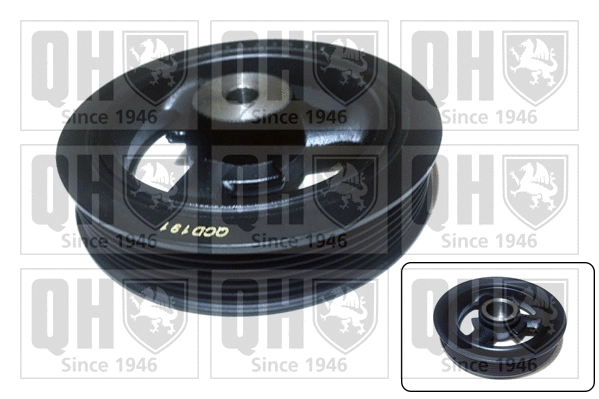 Belt Pulley, crankshaft (QCD191)