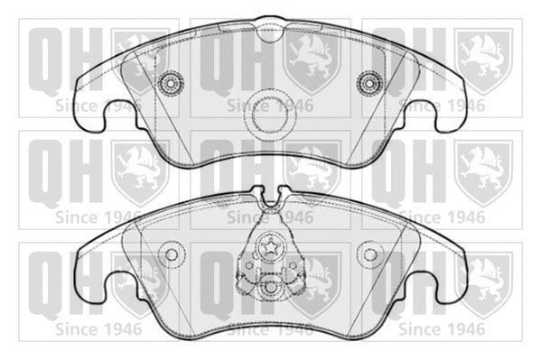Brake Pad Set, disc brake (BP1757)