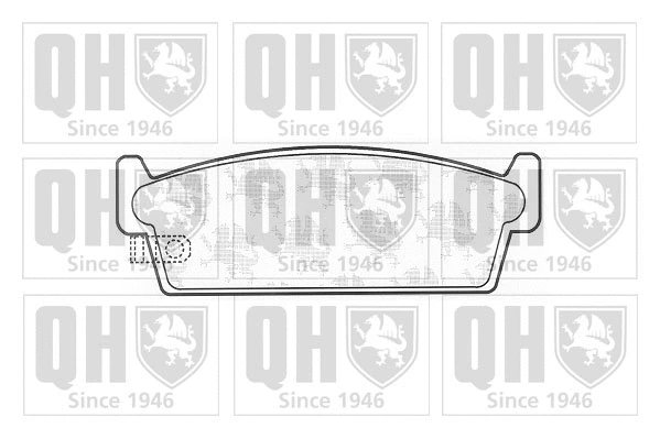 Brake Pad Set, disc brake (BP1152)