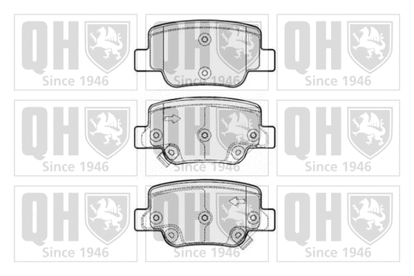Brake Pad Set, disc brake (BP1684)