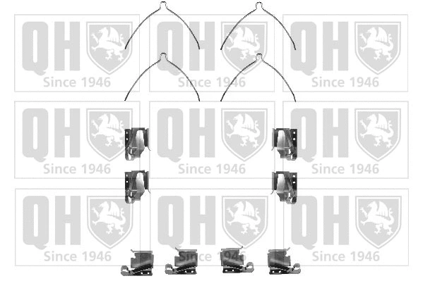 Accessory Kit, disc brake pad (BFK843)