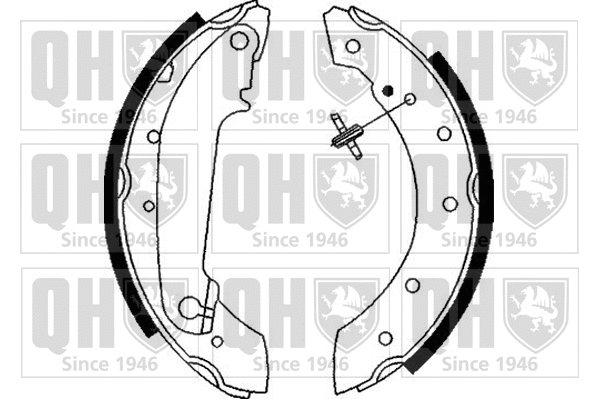 Brake Shoe Set (BS827)