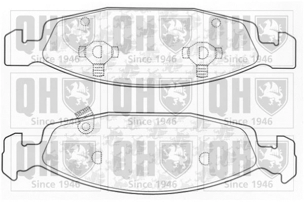 Brake Pad Set, disc brake (BP1265)