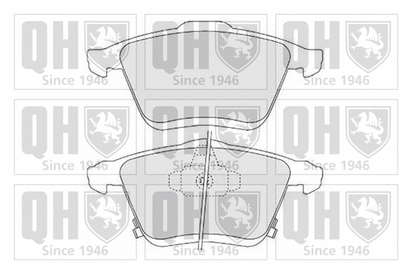 Brake Pad Set, disc brake (BP1625)