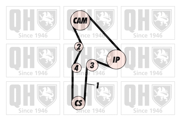 Timing Belt Kit (QBK254)