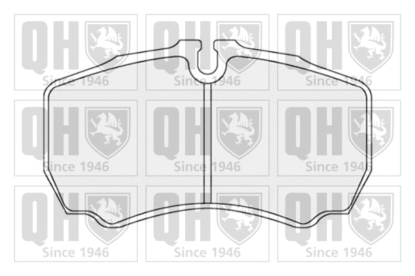 Brake Pad Set, disc brake (BP1734)