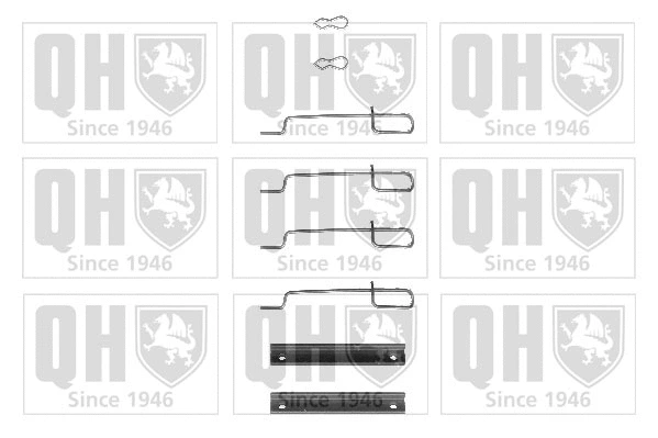 Accessory Kit, disc brake pad (BFK746)