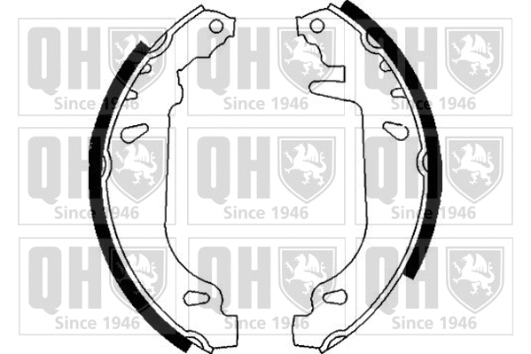 Brake Shoe Set (BS842)