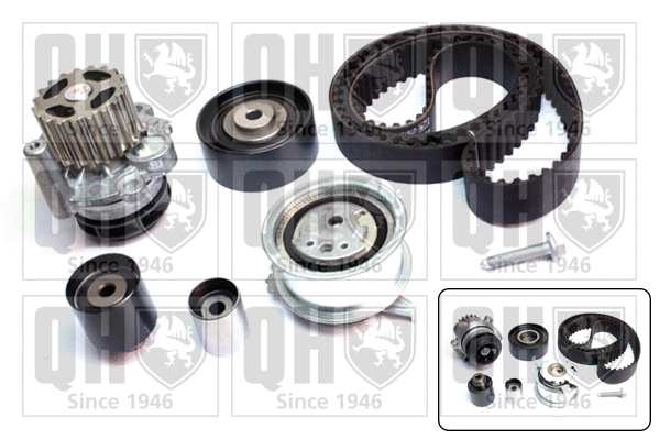 Water Pump & Timing Belt Kit (QBPK7660)