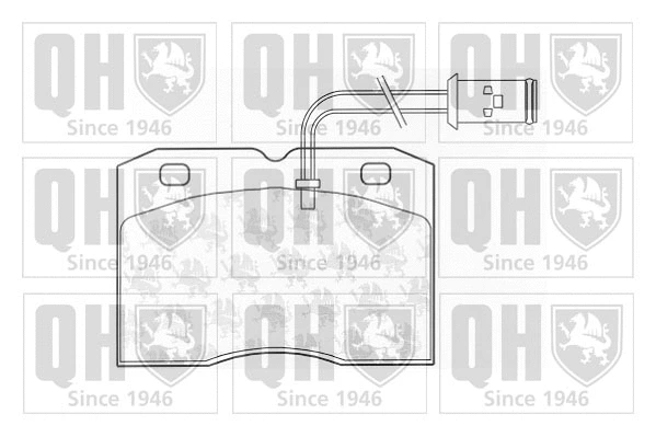 Brake Pad Set, disc brake (BP728)