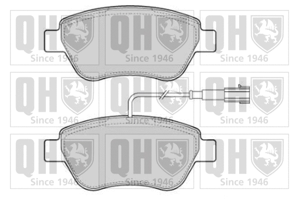 Brake Pad Set, disc brake (BP1754)