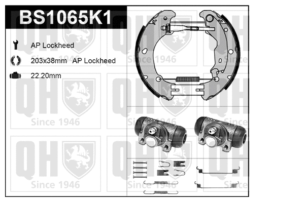 Brake Shoe Set (BS1065K1)