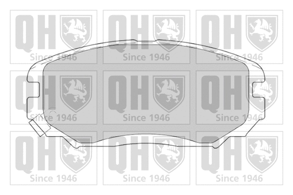 Brake Pad Set, disc brake (BP1686)