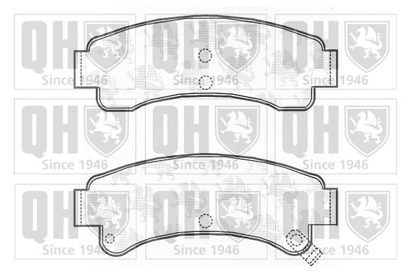 Brake Pad Set, disc brake (BP574)