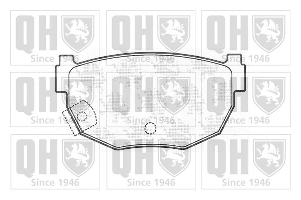 Brake Pad Set, disc brake (BP496)