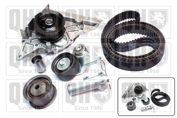 Water Pump & Timing Belt Kit (QBPK8100)