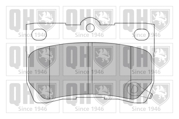 Brake Pad Set, disc brake (BP1540)