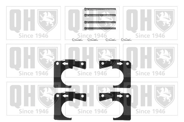 Accessory Kit, disc brake pad (BFK758)