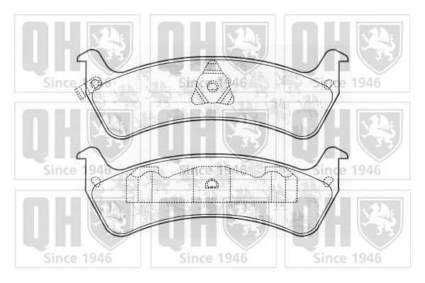 Brake Pad Set, disc brake (BP887)