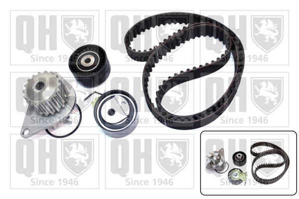 Water Pump & Timing Belt Kit (QBPK7010)
