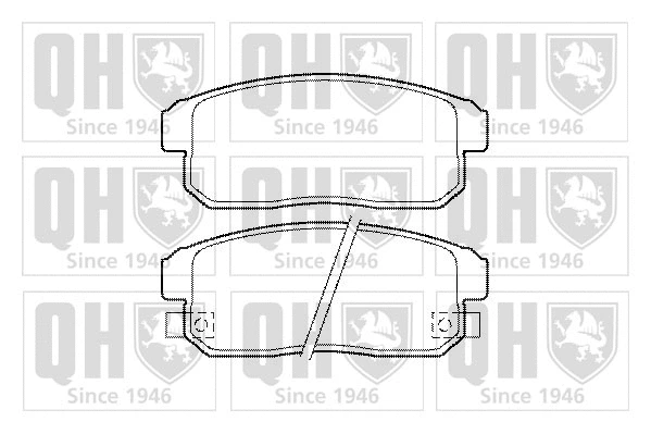 Brake Pad Set, disc brake (BP1472)