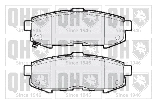 Brake Pad Set, disc brake (BP1610)