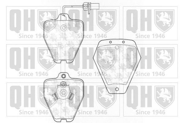 Brake Pad Set, disc brake (BP1299)