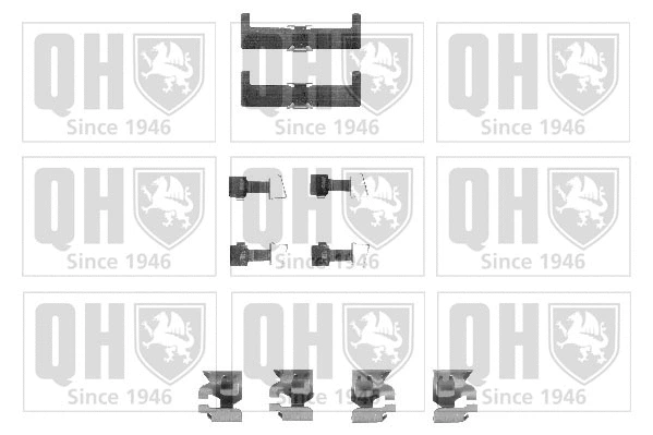 Accessory Kit, disc brake pad (BFK789)