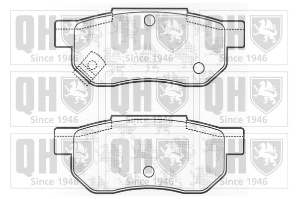 Brake Pad Set, disc brake (BP448)