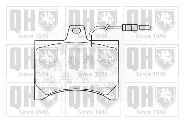 Brake Pad Set, disc brake (BP184)