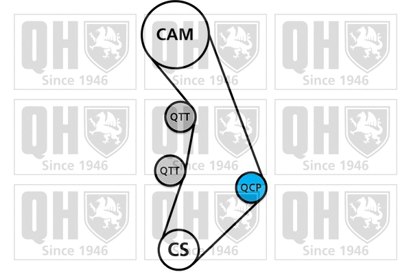 Timing Belt Kit (QBK787)