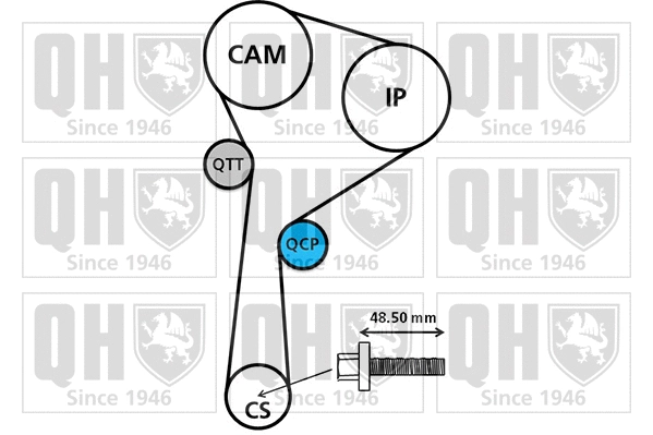 Timing Belt Kit (QBK626)