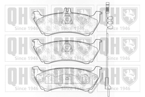 Brake Pad Set, disc brake (BP1293)