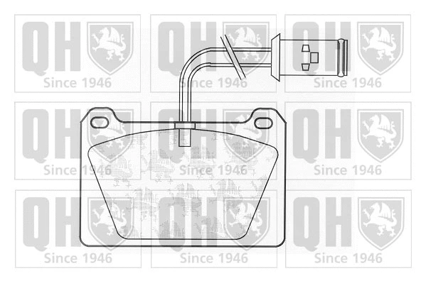 Brake Pad Set, disc brake (BP162)