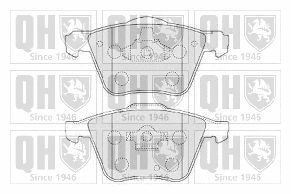 Brake Pad Set, disc brake (BP1548)