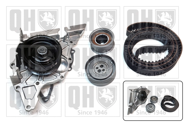 Water Pump & Timing Belt Kit (QBPK6040)
