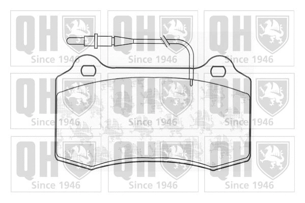Brake Pad Set, disc brake (BP1029)
