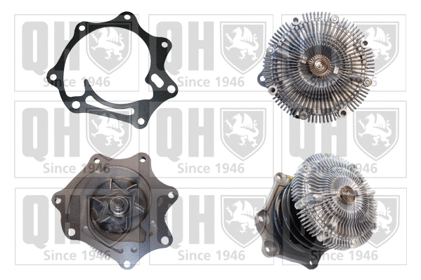 Water Pump, engine cooling (QCP2915)