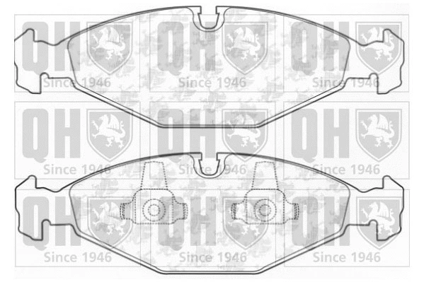 Brake Pad Set, disc brake (BP1172)