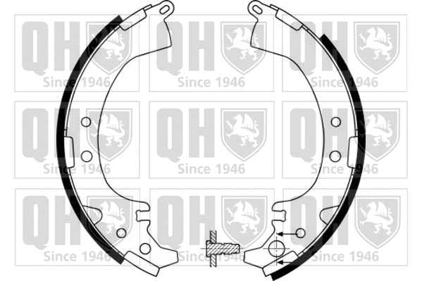 Brake Shoe Set (BS1148)