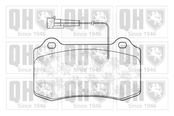 Brake Pad Set, disc brake (BP1201)