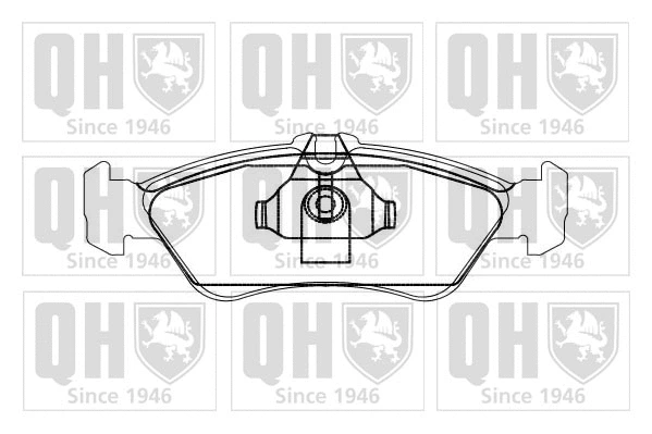 Brake Pad Set, disc brake (BP869)