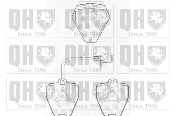 Brake Pad Set, disc brake (BP899)